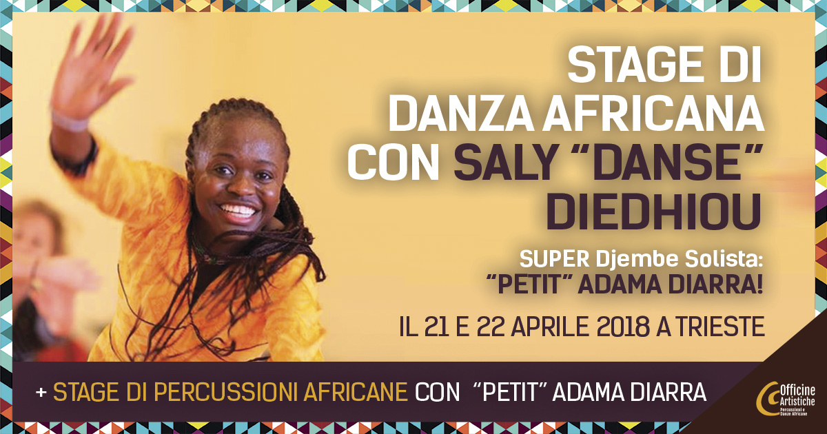 STAGE DI DANZA AFRICANA CON SALY “DANSE” DIEDHIOU