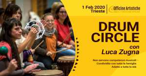 Drum Circle con Luca Zugna. Febbraio 2020