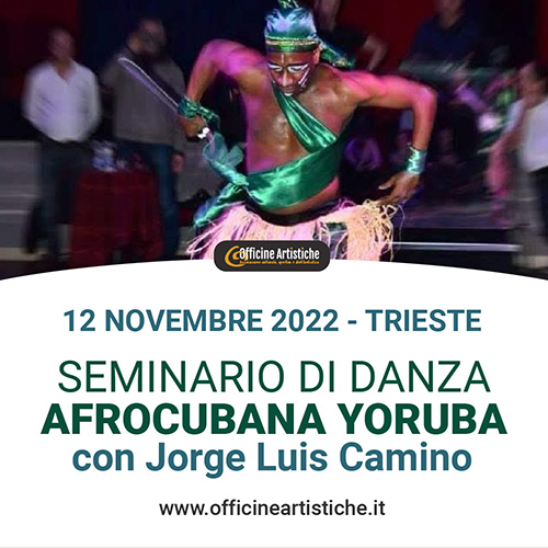 SEMINARIO DI DANZA AFROCUBANA YORUBA con JORGE LUIS CAMINO