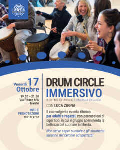 Drum Circle Immersivo con Luca Zugna